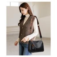 Bolso De Hombro Para Mujer De Cuero Genuino De Alta Calidad Lujo Suave Cuero De Vaca Bolso De Tote Moda 2024 Bolsos Cruzados Y De Hombro Para Damas - details 6