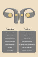 VAORLO OWS-Auriculares deportivos inalámbricos con Bluetooth 5,2, cascos con gancho para la oreja, estéreo, HiFi, TWS, conducción de aire - details 18