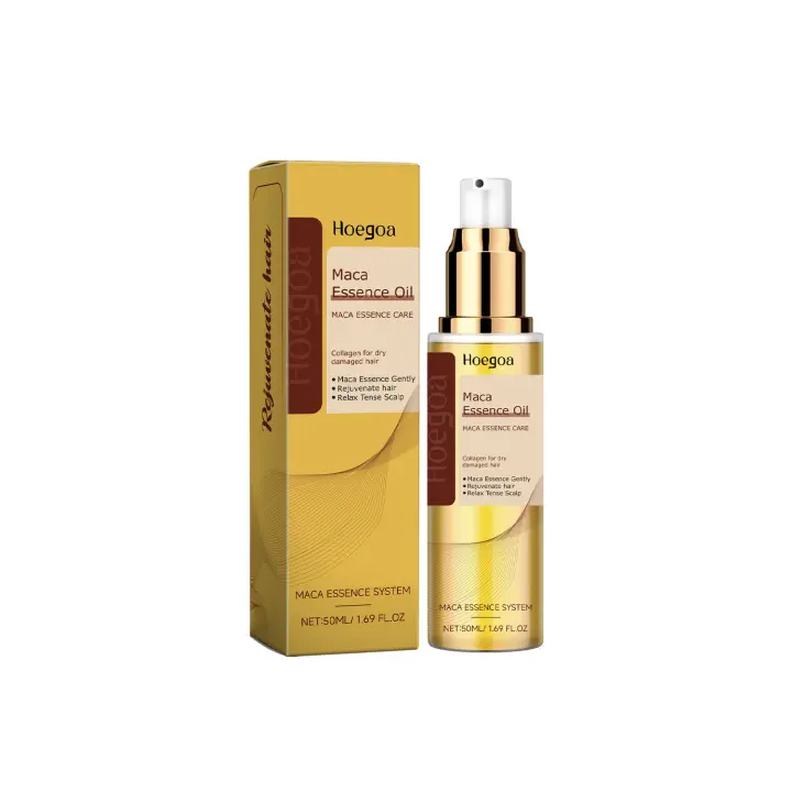 HOEGOA Extracto de planta esencial para el cuidado, suave, brillante, no graso, reparación suave, aceite nutritivo para el brillo del cuero cabelludo y el cabello - 1