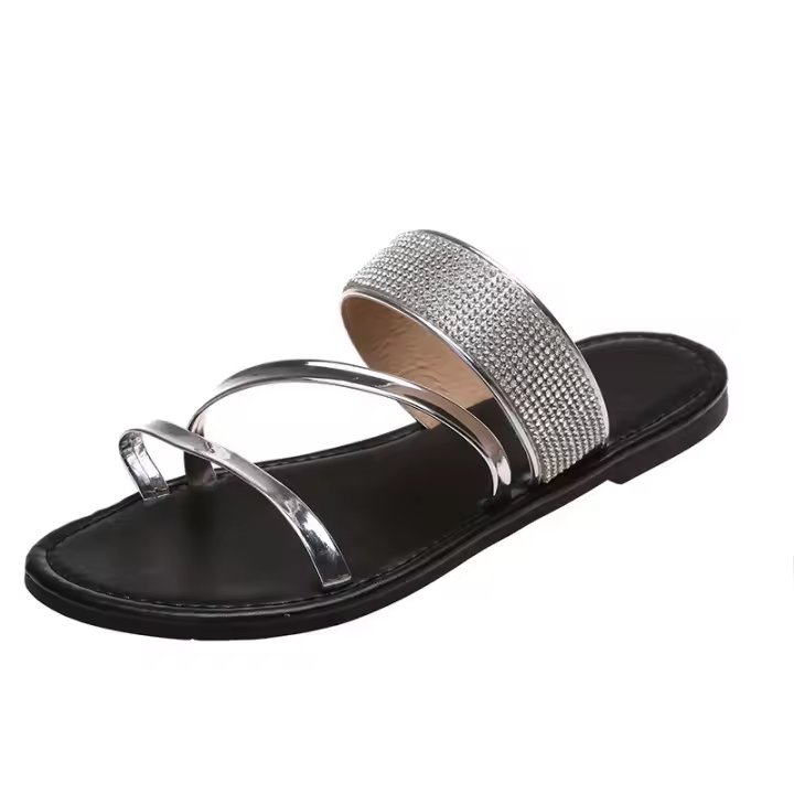 Zapatillas elegantes de verano para mujer, zapatos planos - 1