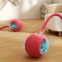 Nuevo Juguete Interactivo de Pelota para Gatos Bola Rueda Automática, Cola de Imitación, Entrenamiento para Perros y Gatos, Ratón de Imitación Recargable - details 0