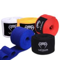 Vendaje de boxeo de 2 piezas, vendaje suave de algodón, Sanda Muay Thai, puño deportivo para Karate, Protector de manos para Fitness, muñequera - details 3