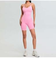 Monos de Gimnasio para Mujeres Conjuntos Cortos de Deportiva Yoga Ropa Deportiva de Marca Ouwu - details 4