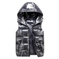Chaleco de invierno de Color brillante para hombre, chaqueta, chaleco, calentador corporal, cortavientos ligero, abrigo de plumón, tela de invierno - details 6