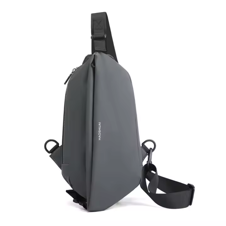 Bolso cruzado multifuncional Simple para hombre, bolso de hombro impermeable de gran capacidad, monedero, riñonera, Unisex - 1
