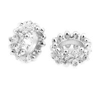 Cuentas espaciadoras de latón con flores de 6MM 8MM 10MM color oro de 18K, cuentas de gran tamaño para pulseras, cuentas de alta calidad para la fabricación de joyería DIY y collares. - details 15