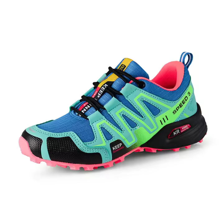 Zapatillas de Montaña para Mujer al Aire Libre Calzado de Ciclismo Antideslizante para Senderismo y Correr - 1