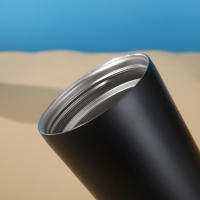 Taza Termo de acero inoxidable, taza con pajita con tapa, botella para café, té, bebida fría, taza de agua, botella de agua térmica, frascos de vacío - details 5