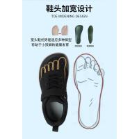 Zapatillas Minimalistas Para Niños Y Niñas Toddler Ligera Cero Bajada Zapatos Naturales Planos Transpirables De Tela Con Cordones Y Hebilla - details 6