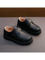 Zapatos de cuero negro para niño, mocasines suaves de estilo británico, a la moda, para primavera y otoño, 2023 - details 4