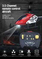 Helicóptero RC de Aleación 3.5CH con Estabilizador de Giro Luz LED Recargable USB - details 0