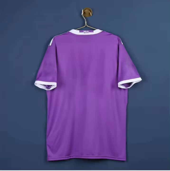 Camiseta de entrenamiento visitante Retro 16-17 del Real Madrid camiseta personalizada del equipo 7 #   RONALDO - 1