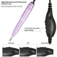 Lijadora de uñas eléctrica de Metal de alta potencia, removedor de esmalte de Gel, Herramientas Portátiles, taladro de uñas, cortador de fresado para manicura - details 1