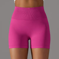 Hamidou pantalones cortos de Yoga para mujer, Shorts de Fitness para correr, ciclismo, transpirables, cintura alta, entrenamiento, gimnasio, Verano - details 29