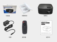 Mini proyector LED portátil T11 para exteriores Micro 1080P Teléfono móvil Inalámbrico Proyector de la misma pantalla - details 14