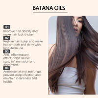 Batana nutre suavemente el cabello seco y encrespado, fuerte, esponjoso y suave, mascarilla para el cabello brillante - details 4