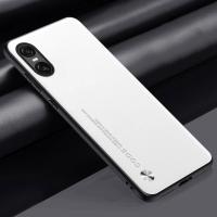 Funda de Lujo de Cuero PU para Sony Xperia 10 VI Protección de Silicona Mate en la Espalda - details 9