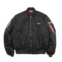DAFEILI Vintage hombres Casual impermeable chaquetas de aviador moda de invierno abrigo grueso militar táctico Outwear - details 1