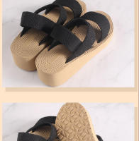 Nueva zapatilla ligera de suela gruesa para exteriores, cómoda, con punta cerrada, estilo para mujer, estudiante, aumento de altura - details 7