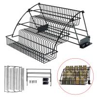 Cesta extraíble de almacenamiento de cocina de 3 niveles, estante de especias, armario de despensa, estante de encimera, organizador de tarros - details 6
