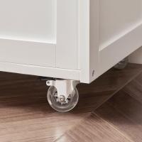 Carrito de Cocina Carrito de Servir con 3 Puertas y 1 Cajón Gris L67cmxH87cmxD38cm FKW45-HG ES - details 24