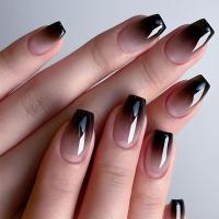 24 PCs De Uñas Postizas Con 1 Pegamento De Uñas Y 1 Linterna De Uñas En El Paquete Uñas Postizas De Resina Estilo Versátil - details 1