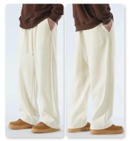 Pantalones Casuales para Hombres Pierna Ancha, Recto, Algodón 65% Pantalones de Sudor para Exteriores de Alta Calidad y Suavidad - details 11