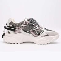 Zapatillas de deporte gruesas delanteras con cordones de la zapatilla de deporte de la plataforma del talón de los fabricantes personalizados para los hombres - details 2