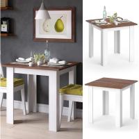 Mesa de comedor, roble dorado/gris, 80 x 80 cm - details 24