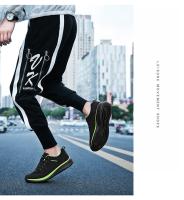 Zapatillas de deporte para hombre, ligeras, transpirables, de punto de malla, zapatos para caminar para mujer, zapatos casuales con cordones unisex - details 14