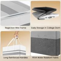 Cesta De Ropa Impermeable Y Plegable De Gran Capacidad Para Almacenamiento De Ropa Y Artículos Menores Fabricada En Oxford - details 5