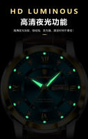 Reloj de hombre con correa suiza nueva, reloj luminoso con calendario doble - details 7