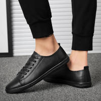 Zapatos casuales para hombre, zapatos planos de moda para exteriores con cordones, zapatos de cuero para hombre - details 6