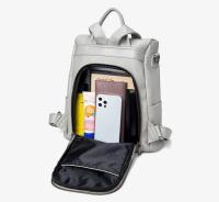 Mochila De piel auténtica para mujer, bolso de hombro de piel de vaca con retales, antirrobo, para viaje, universidad, 2023 - details 9