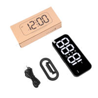 ORIA-reloj despertador Digital LED de 6,7 pulgadas, dispositivo electrónico para mesita de noche y escritorio, 12/24H - details 7