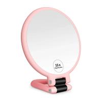 Espejo Plegable de Doble Cara Luz de Maquillaje Vintage para Mujeres 2/5/10/15x Ideal para Viajes - details 11