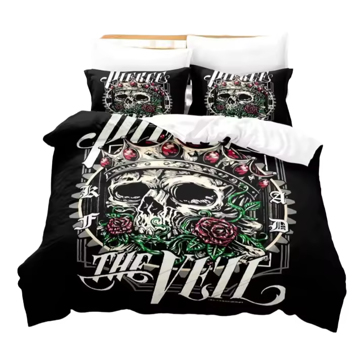Juego de Ropa de Cama de Anime 3D Tamaño Cama de Rey, Sra, Full, Twin Funda de Edredón, Sábana - 1