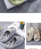 Nuevo hogar antideslizante zapatillas de las mujeres de verano casa interior cómodo fondo grueso hueco baño fresco zapatillas - details 17