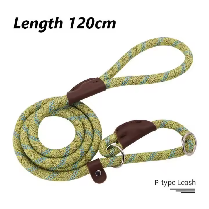 Cadena duradera Nailon mascotas, Collar Correa de trazado Perros medianos y grandes, Correa antideslizante para Perros - 1