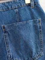 Nuevos Pantalones Cortos Vaqueros de Verano para Mujer Falda con Doble Botonadura, Pantalones Transfronterizos Y2K2024, Moda China Continental - details 17