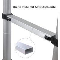 Escalera Telescópica de Aluminio de 5m Portátil, Desmontable, Antideslizante, Extensible, Multiusos, Carga de 150kg Mejoras del Hogar y Herramientas - details 99