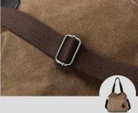 Hombro multifuncional para mujer, bolso cruzado de lona, ​​bolso de compras - details 15