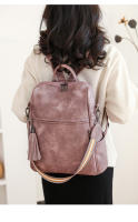 Mochila de Cuero de pu para Mujer, bolso de mano informal, bolso de viaje, bandolera - details 1