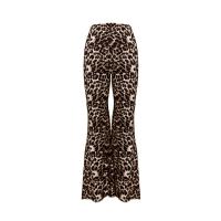 Shoufeistore Mallas Acampanadas Con Estampado De Leopardo Para Mujer, Pantalones Ajustados Sexys A La Moda, Estilo Coreano, Verano Y Otoño, 2025 - details 6