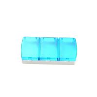 Mini caja de medicinas de 3 rejillas, pastillero impermeable creativo, organizador multiusos, pastillero de viaje - details 2