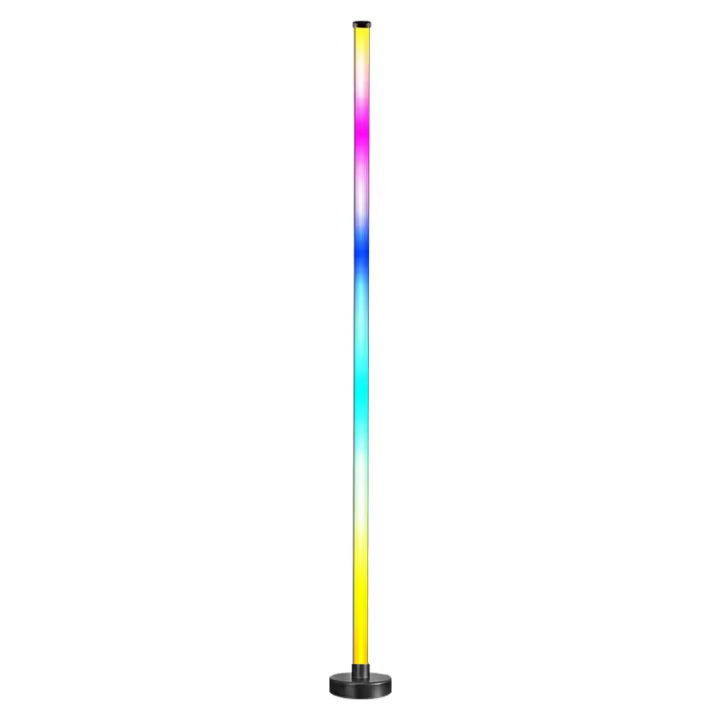 RGB LED Floor Lamp Remote APP Control Music Sync Corner Lighting Timer Smart Modern Mood Standing Lamp for Bedroom Living Room - 1