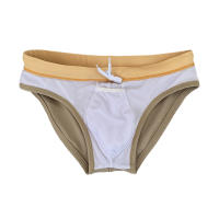Jessborn-Calzoncillos de baño para hombre, bañador profesional de color sólido, sexy, a la moda, para playa - details 6