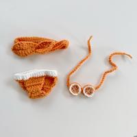Traje de baño de flores tejidas a mano con gancho a mano para muñecas Labubu - details 11