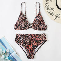 Bikinis Push Up para mujer, traje de baño de cintura alta, conjunto de dos piezas, traje de baño para playa - details 5