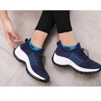 Zapatos de Caminada para Mujer Calcetines de Moda Zapatillas Transpirables Cómodos para Cuidado Postparto Plataforma Casual Loafers Antideslizantes - details 14
